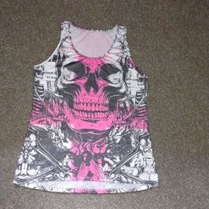 Skull tank top